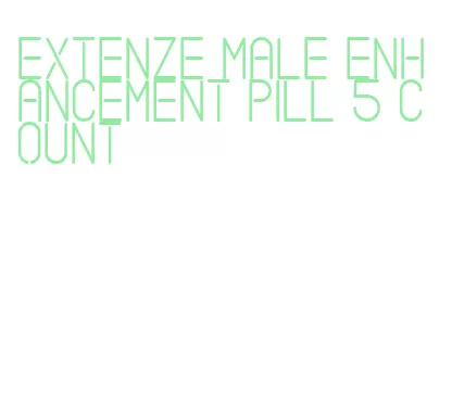 extenze male enhancement pill 5 count