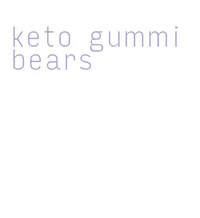 keto gummi bears