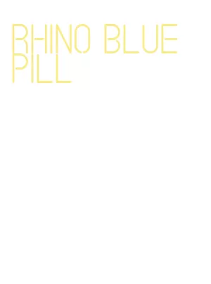 rhino blue pill