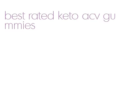 best rated keto acv gummies