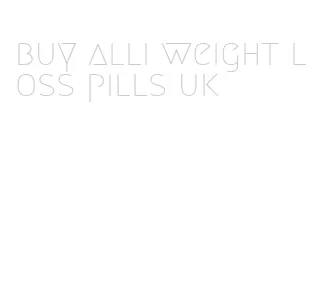 buy alli weight loss pills uk