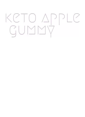 keto apple gummy