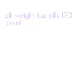 alli weight loss pills 120 count