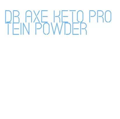dr axe keto protein powder
