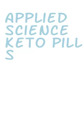applied science keto pills