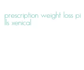 prescription weight loss pills xenical