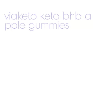 viaketo keto bhb apple gummies