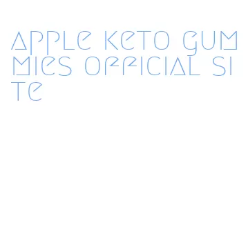 apple keto gummies official site