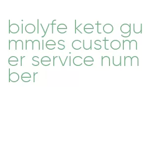 biolyfe keto gummies customer service number