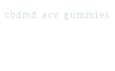 cbdmd acv gummies