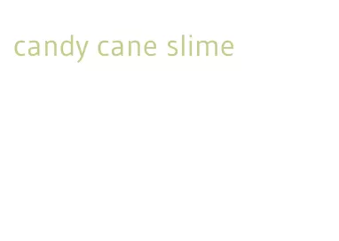 candy cane slime