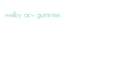 welby acv gummies