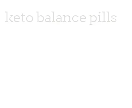 keto balance pills
