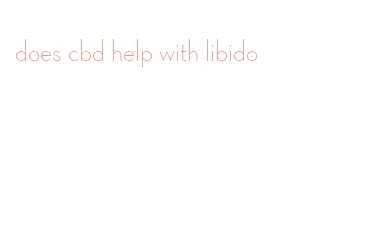 does cbd help with libido