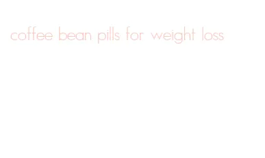 coffee bean pills for weight loss