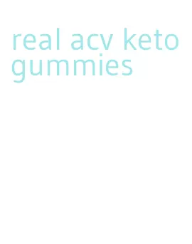 real acv keto gummies