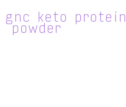 gnc keto protein powder