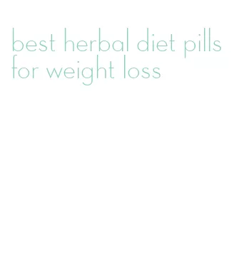 best herbal diet pills for weight loss