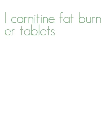 l carnitine fat burner tablets