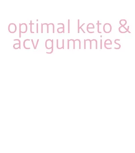 optimal keto & acv gummies