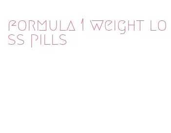 formula 1 weight loss pills