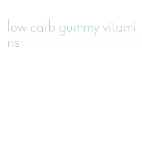 low carb gummy vitamins