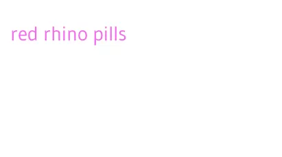 red rhino pills