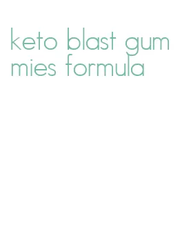 keto blast gummies formula