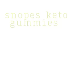 snopes keto gummies