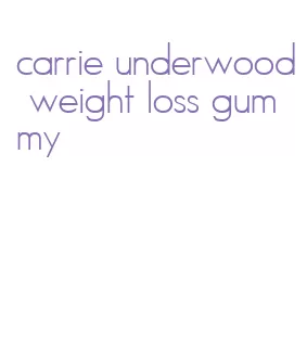 carrie underwood weight loss gummy