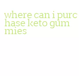 where can i purchase keto gummies