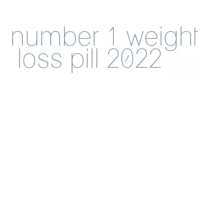 number 1 weight loss pill 2022