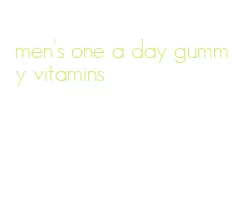 men's one a day gummy vitamins