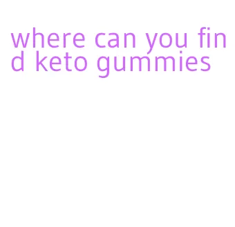 where can you find keto gummies