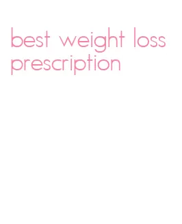 best weight loss prescription