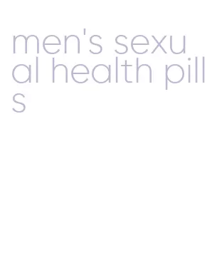 men's sexual health pills
