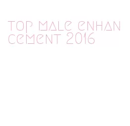 top male enhancement 2016