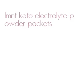 lmnt keto electrolyte powder packets