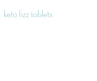 keto fizz tablets