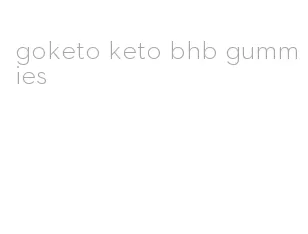 goketo keto bhb gummies