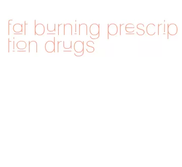 fat burning prescription drugs