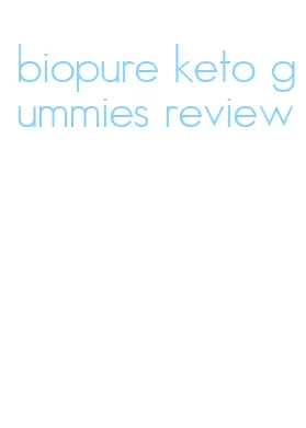 biopure keto gummies review