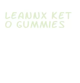 leannx keto gummies