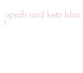 oprah and keto blast