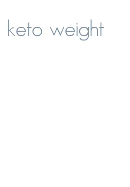 keto weight