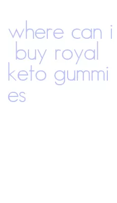 where can i buy royal keto gummies