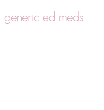 generic ed meds