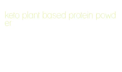 keto plant based protein powder