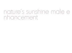 nature's sunshine male enhancement
