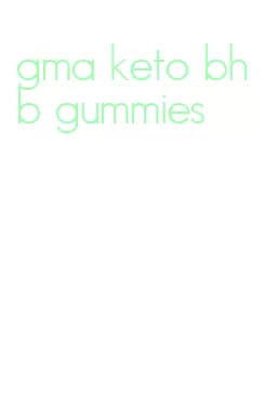 gma keto bhb gummies